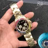 고품질 망 시계 다이아몬드 40mm 2813 자동 스포츠 손목 시계 스틸 크로노 그래프 없음