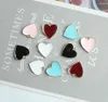 Enamel Alloy Pendant Love Heart Creative DIY Earrings Bracelet Necklace Making Small Charms