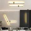 Wall Lamps Modern LED Lamp Long Hanging Lights Simple Nordic Living Room Sofa Background Light Bedroom Bedside Floor