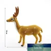 Simulation de cerf de noël, 1 pièce, élan de noël, renne en peluche, décoration de noël, accessoires miniatures de jardin féerique