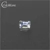 2mm * 3mm Emerald Cut White Sapphire Loose Stone VS Grade White Sapphire Loose Gemstone Side Gemstone for Gold Diamond Jewelry H1015