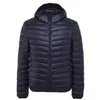 Över storlek 11XL 5XL 8XL Män för kappor Mäns Down Jacket Ultra Light Down Jacket Men Windbreaker Feather Parka 211204