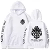 Overlord Langarm Casual Loose Fit Print Anime Unisex Hoodie Y0727