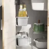 Bouteilles de rangement bocaux cuisine tiroir mural boîte sous évier étagère à épices porte-bouteille étagère