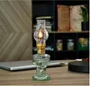 Oil Lamps for Indoor Use, Vintage Glass Kerosene Lamp, Home Lighting Emergency Light (20cm/7.9in) 2pcs