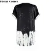 PLstar Cosmos Sommer Neue ANTI-SOCIAL 3D Druck T-shirt GOTH GANG Harajuku Punk T-Shirt Kleidung Tops Plus Größe S-3XL 210311