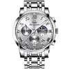 Benkada New Waterproof Men's Watch Quartz Steel Watches Watches Hot Pelling Domineering Wristwatch Mosty Style