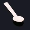 Spoons 100Pcs Disposable Wooden Spoon Mini Ice Cream Wood Western Dessert Scoop Wedding Party Tableware Kitchen Safe