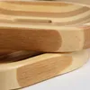 Porte-savon en bois Haut de bambou Natural Bamboo Wood Savon Plat de rangement Plaque Boîte à plaque pour salle de bain Douche de salle de bain 570 S2