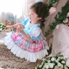 小さな女の子スペインのラテリアのドレス子供ブティックスペインボールガウン幼児夏の王女幼児誕生日パーティー服210615
