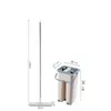 Com balde e almofada conjunto de torre de microfibra hand-free squeeze s casa limpeza banheiro casa de banho molhado e seco mop kit