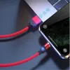 3in1 magnetische Kabel mit 5pin 3a FAST LED Ladeart C Magnet Ladegerät Datenladung Micro USB-Kabel Mobiltelefonkabel