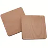 Mats Pads Tovaglietta in legno 8,8 cm Sottobicchiere quadrato rotondo Legno di faggio naturale Noce nero Tappetino per tazze Tazze da caffè Sottobicchieri Ciotola Piatto Piatto Portabicchieri ZL0051