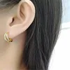 Stud The Personality Contracted Semicircle Type C Ear Ring Fashion Female Temperament Punk Style Earrings