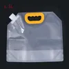 200ml 250ml 500ml 1kg 1L 2.5L 5L 10L Empty Stand up Plastic Drink Spout Bag Beer Juice Milk Water Self-standing suction bags