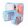 Nxy Cosmetic Bags Sac à Cosmétiques Transparent De Voyage En Pvc Sacs Maquillage Transparents Fermeture Éclair Pour Femmes Étui Beauté Organisateur 220302