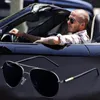 Sunglasses Marque Designer Hommes Polarized Hommes Polarized Driving Shades Pilote Noir Lunettes de soleil rétro pour hommes / femmes