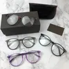 Newarrival designed 5576F Unisex round Glasses Frame 51-18-145 purple plank plain for prescription fullset designed case