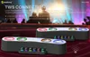 2023 Bluetooth speaker 10W 4 unit Desktop colorful game with mechanical button keyboard LED light computer audio stereo subwoofer 3D NR555