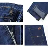 Spring Summer Men's Jeans Business Slim Fit Pants for Trousers Jean Blue and Black Colors S6020 29-40 210716