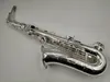 Ny produkt YAS 62S ALTO SAXOPHONE Silverpläterad EB Tune E Plat Professional Musical Instrument med Fodral Gratis Frakt