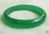 Bangle Äkta Asien Grön Naturlig Jade Armband Innerstorlek 56mm