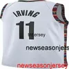 Ucuz Özel Kyrie Irving #11 2019-20 Swingman Jersey Dikişli Erkek Kadın Gençlik XS-6XL Basketbol Formaları