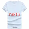 L Fashion Clothes Solid Color Men Cotton high quality brand PARIS T-Shirt Man Casual polo Shirts -Von sale