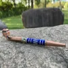 new colorful stripe portable and washable metal pipe with cap tobacco smoking tool in wholesale price