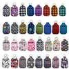 Neoprene Hand Sanitizer Keychains Party Favor 30ML Portable Alcohol Bottles Holders Key Rings