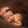 Spódnice Urodzone Dziewczyna Pogapia Rekwizyty Stroje Baby Tutu Spódnica i Kwiat Pałąk Zestaw Infant Po Shoot Prysznic Prezent