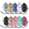 15 Renkler Kişisel Alarmlar 130db Yumurta Şekli Acil Kendini Savunma Güvenlik Alarmı Kız Kadınlar Için Yaşlı Korumak Uyarı Emniyet Scream LOOD Anahtarlık LED Işık