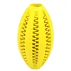 Zagęszenie Rugby Rugby Guma Dog Chew Ball Dog Zabawki Treningowe Zabawki Doothbrush Chews Zabawki Kulki Pet Pets Products Tooth Nontoxic