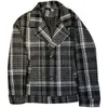 Men039s Wool Blends 2021 Men Homem de alta qualidade Moda de lã de lã Slim Fit Fit Short Plaid Coatman Leisure Coat S3XL3234105