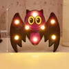 Nowa lampa Halloween plastikowa dynia nietoperz ghost Night Light Halloween lampa do domowej baru Dekoracja jadalni DHS09