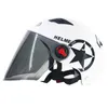 Motorradhelme Helm Roller Fahrrad Open Face Halbe Baseballkappe AntiUV Sicherheit Schutzhelm Motocross Mehrere Farben Protect3284352
