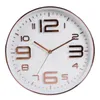 Horloges murales noir horloge silencieuse 30cm nordique Quartz silencieux sans tique alimenté par batterie blanc et montre cuisine moderne décor à la maison