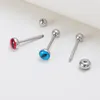 Drachenauge Zungenring Piercing Barbell Ohrring Bar Helix Knorpel Ohrstecker Edelstahl Tragus Körperschmuck