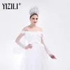 Yizili luxe grande mariée européenne couronne de mariage magnifique cristal grande couronne de reine ronde accessoires de cheveux de mariage C021 2102032293