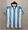 Retro 1986 Soccer jersey Maradona CANIGGIA 1978 1996 Football Shirt Batistuta 1998 RIQUELME 2006 1994 ORTEGA CRESPO 2014 2010 Argentina simeone ZANETTI 2001 VERON
