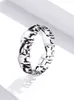 Bamoer Trendy 100% 925 Sterling Stapelbare Diereninzameling Elephant Family Finger Rings voor Dames Zilveren Sieraden SCR444