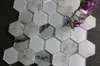 Estilo nórdico misto colorido cerâmico mosaico hexagonal de cerâmica completa pequeno banheiro de cozinha hexagonal de banheiro não deslizamento de piso fosco 280t