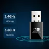 600Mbps USB WiFiアダプターBluetooth 4.2無料ドライバーRTL8192チップIEEE802.11ac / B / G / N 2.4G 600Mワイヤレスレシーバーネットワークカードドングルのデスクトップノートパソコンウィンドウ