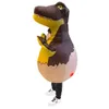 Kids T-REX Inflatable Costumes Halloween Cosplay Costume Dinosaur Egg Blow Up Disfraz Party Birthday Gift for Children Unisex Q0910
