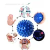 1 PC PVC Spiky Massage Ball Trigger Point Sport Fitness Hand Foot Pain Stress Relief Muscle Relax Ball For Massaging 177 X2