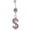 Yyjff D0090 Bowknot Belly Belly Ring Ring Mix Colours