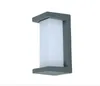 IP55 Europe Villa LED настенный светильник светильник открытый водонепроницаемый алюминий современный простой стиль квадратный светодиодный светильник Sconce