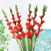 New long simulation of gladiolus flower wedding flower art window vase home flower arrangement land 6 gladiolus