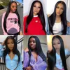 HD Lace Frontal Straight Brazilian 100% Human Hair 13X4 Transparent Lace Closure With Baby Hair Bleached Knots Free Part Natural Color