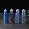 Lapis lazuli raw Quartz Tower Arts Ornament Mineral Healing wands Reiki chakra Energy stone Natural Crystal point